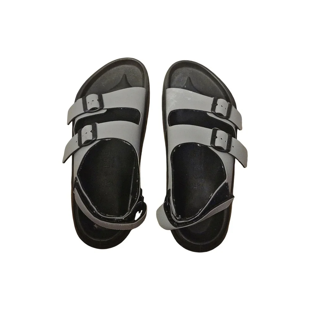Birkenstock Milano EVA Sandals Mens 44/sz 11‎ Gray Black Waterproof 1012353